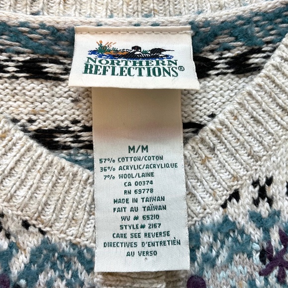 Northern Reflections Vintage Fair Isle Button Up Cardigan - Picture 6 of 9